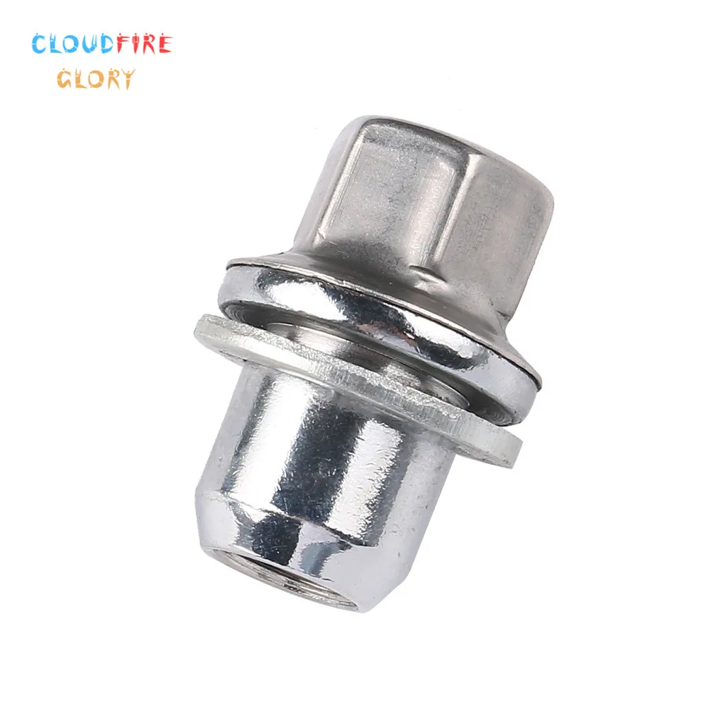 CloudFireGlory RRD500510 Silver Car styling Wheel Lug Nut Screw For Land Rover Discovery RR Sport LR3 LR4 Range Rover 2006 2009