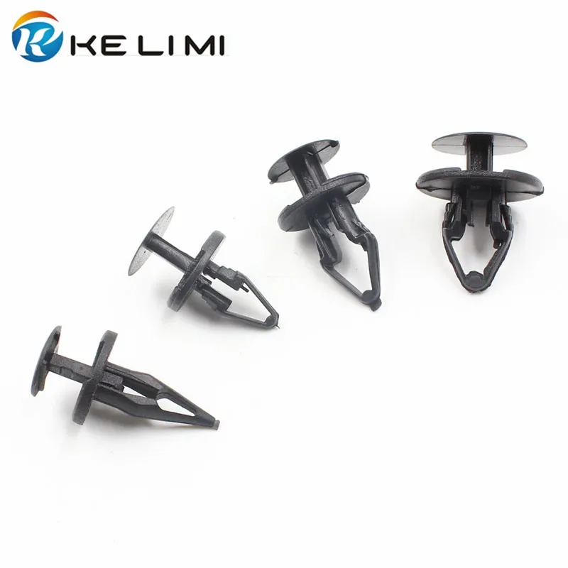 KE LI MI 30 Pieces Car Bumper Fenders Splash Shield Retainers Clips Fixeding Fasteners Push-Type Rivets ForGM Ford