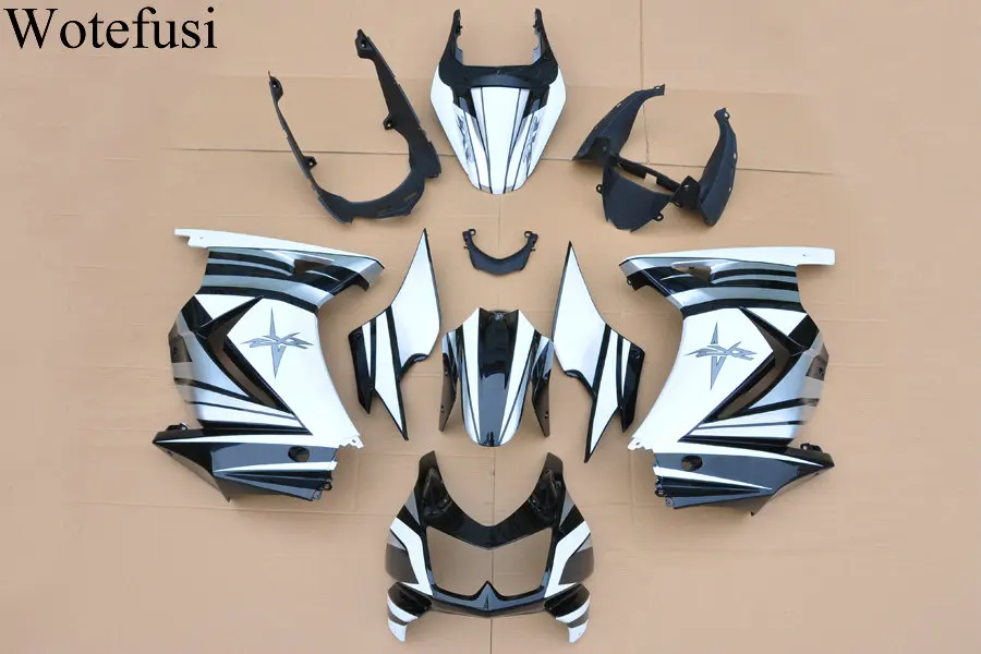 Wotefusi UV Paint Bodywork Motorcycle Fairing Injection Mold For Kawasaki Ninja 250R 08-12 (3) [CK1126]