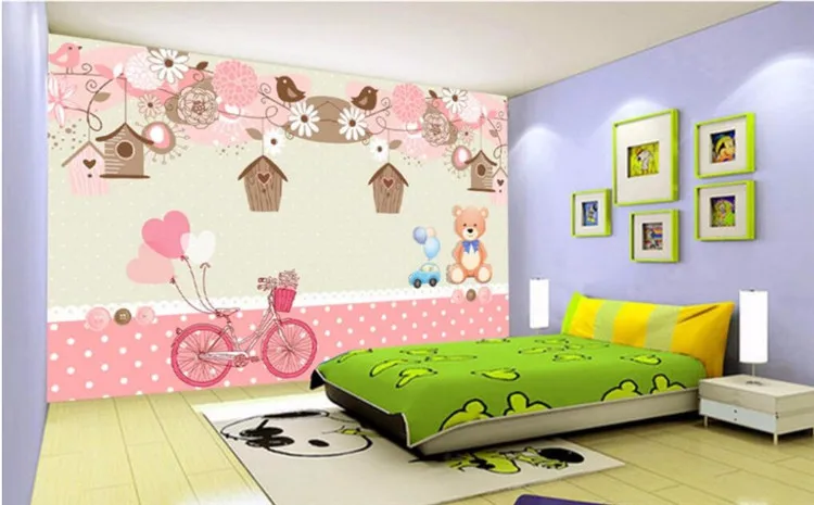 

papel de parede 3d wallpaper Custom Sentimental Rainy Season Warmer Kids Room Decorative Background Wall 3d wallpaper