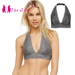 Mierside 926 12Colors Sexy Lace Bra Free Comfortable Halter underSummer Breathable