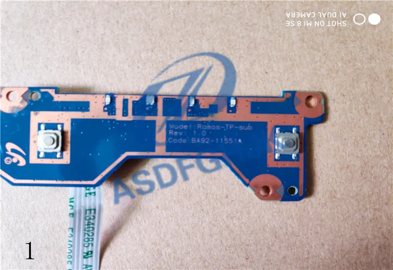 For Samsung NP450R5E NP370R5E Touchpad Button Board BA92-1155