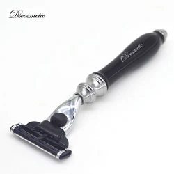 shaving razor with 3 sharp blades for man