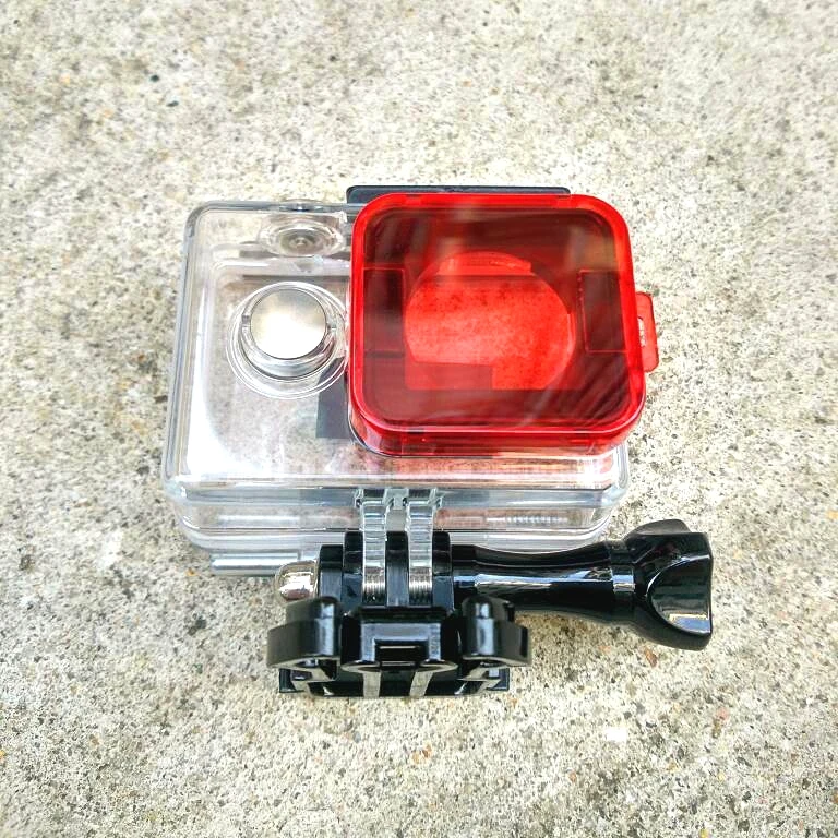 Clownfish Diving UV Filter Waterproof Case Cover Lens Cap Underwater for Xiaomi Yi 1 GoPro Hero 3+/4 THIEYE T5 E7 Accessories