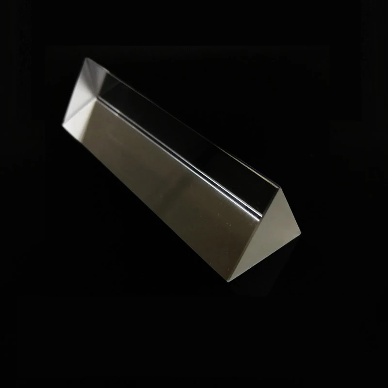 (5*3 ซม.) rainbow กระจกสะท้อนสามเหลี่ยม Prism ฟิสิกส์สอนคลื่นแสงสี Triple Prism ของขวัญกล่อง