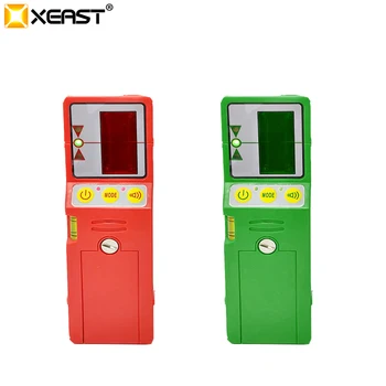 Xeast outdoor mode laser level red and green beam with clamp cross line laser receiver detector accessory