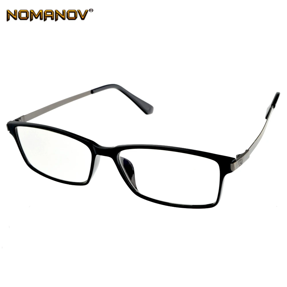 Hand Made Frame Delicate Temple Black Full-rim  Light Blocking Reading Glasses +0.75 +1 +1.25 +1.5 +1.75 +2 +2.25 +2.5 TO+4