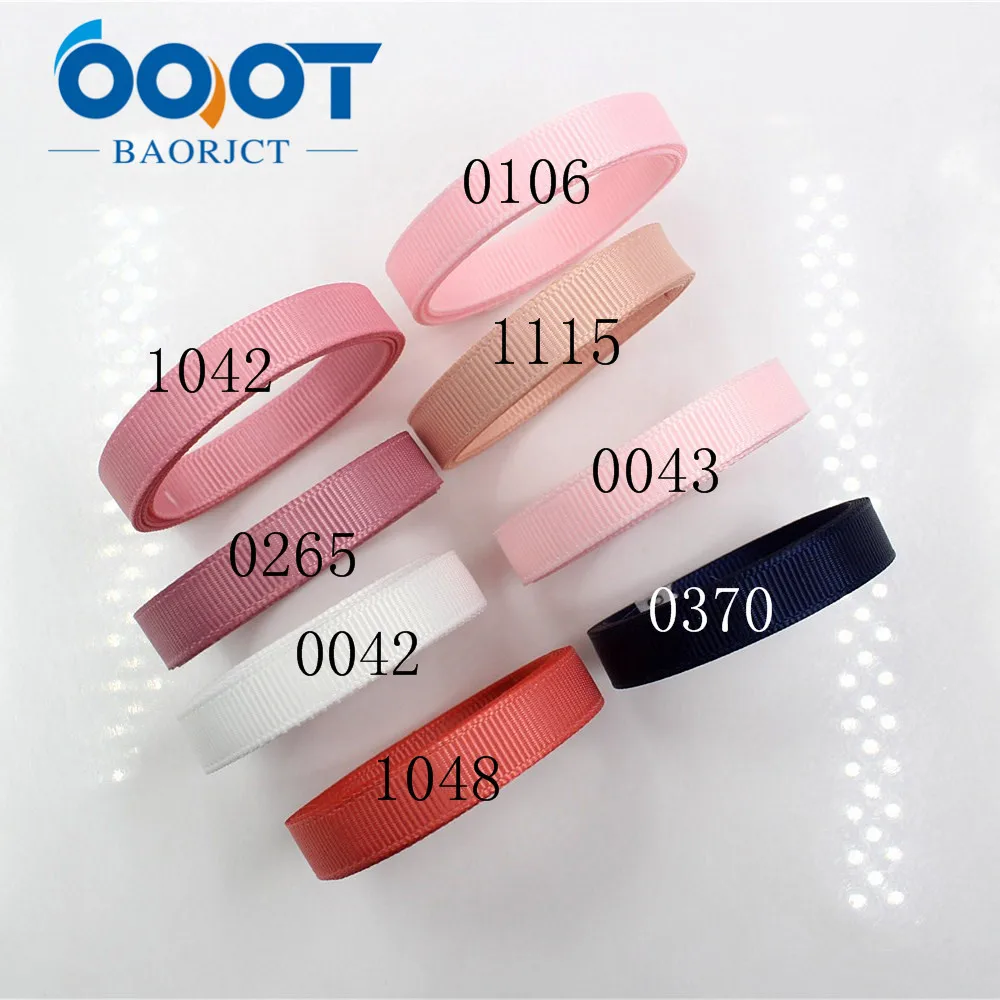 OOOT BAORJCT 177171,10mm Solid Color Grosgrain Ribbon 10 yards , DIY handmade clothing accessories , Jewelry & Accessories