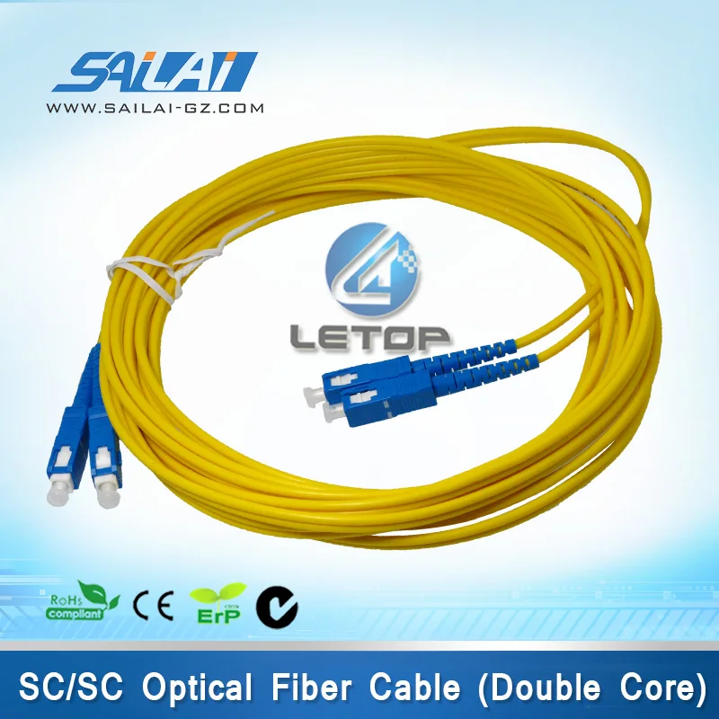 LETOP 3.1-10 MeterS SC Double Line Optical Fiber Cable For Printer Board