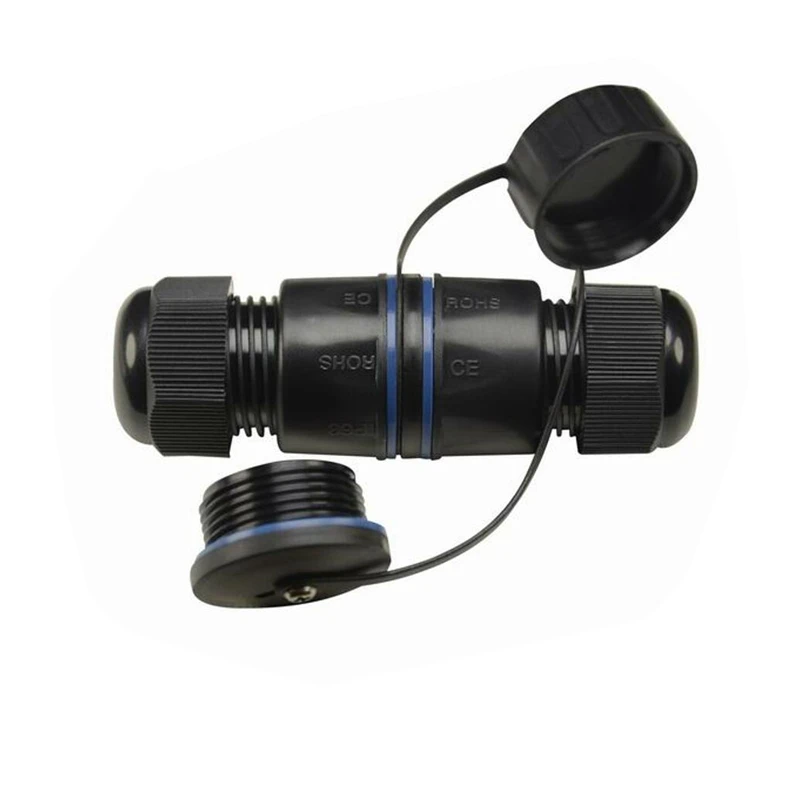 สองตรงหัวกันน้ำ RJ45 CAT6E ตัวเชื่อมต่อ CAT 6 M25 Rj45M25 F/F หญิง & No ป้องกันซ็อกเก็ต2ฝาปิด