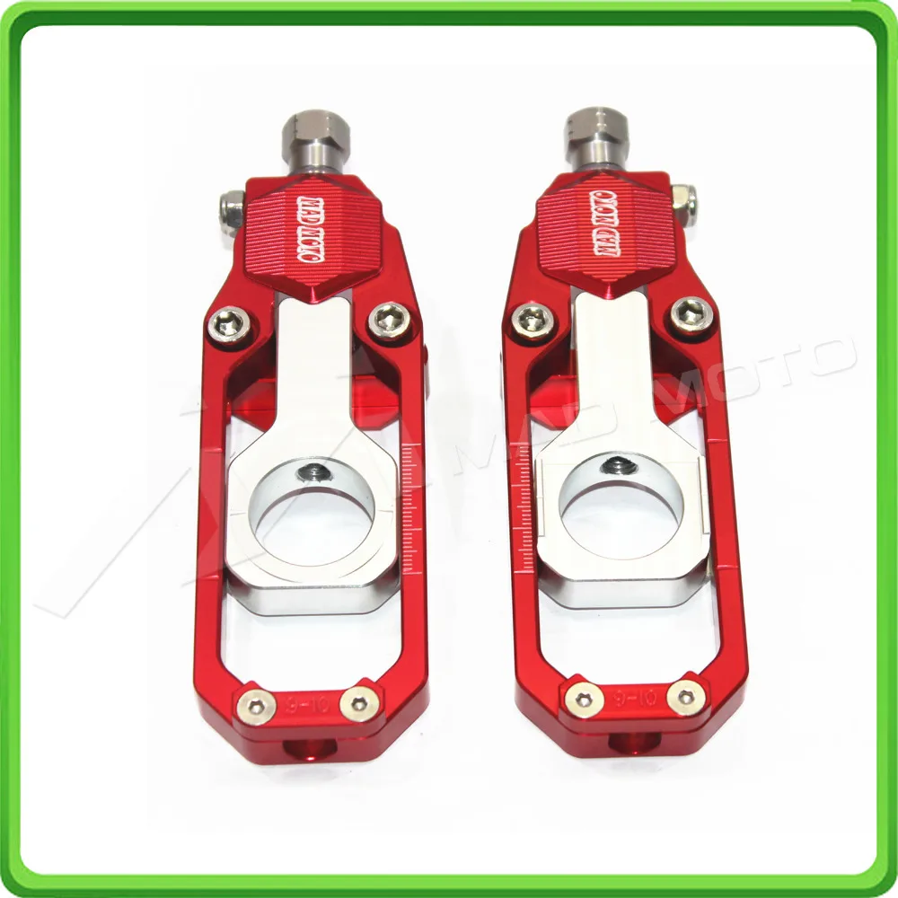 Motorcycle Chain Tensioner Adjuster fit for HONDA CBR 1000 RR CBR1000RR 2008 2009 2010 2011 2012 2013 2014 2015 2016 Red&Silver