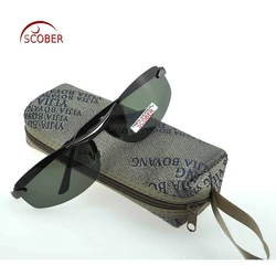 = SCOBER BRAND=Luxury Us Soldier Model Driver's Tac Enhanced Polarized Polaroid Uv 400 Mens Sunglasses With Foam Bag N Box