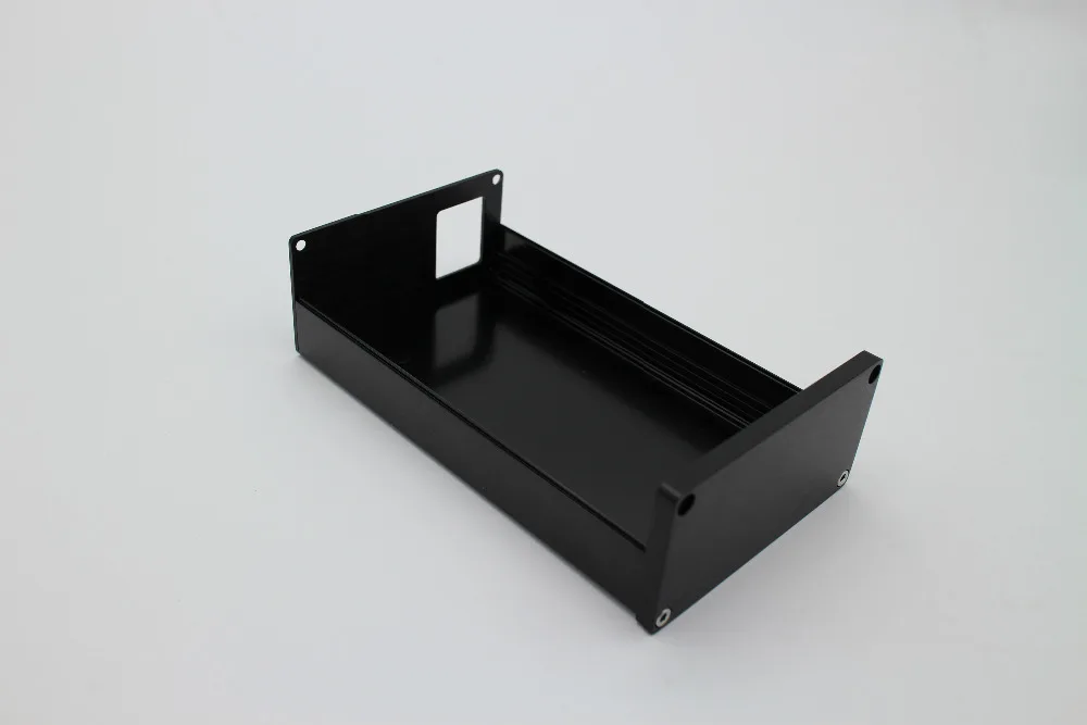 0905 gabinete amplificador de áudio de alumínio completo preto/caixa mini amp/caixa pré-amplificador/chassis psu frete grátis