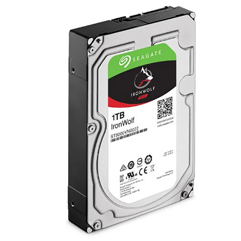 Seagate Asli 1TB Ironwolf HDD NAS SATA 6 Gb/s NCQ 64MB Cache 3.5-Inch Internal Agilearray Cache hard Disk Drive