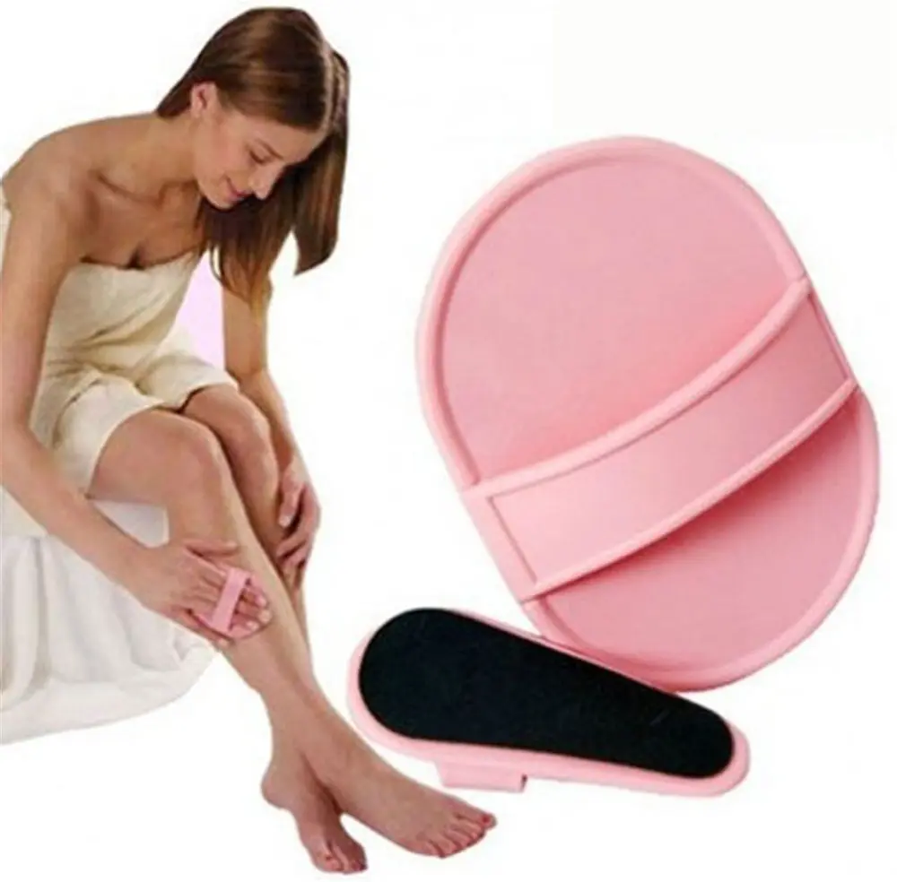 Women Adhensive Smooth Skin Exfoliator Removal Tool Painless Leg Arm Smooth Pads Hair Remover