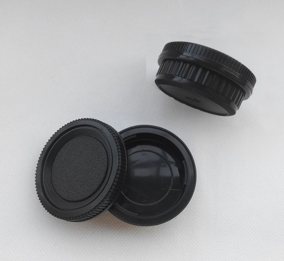 NP3209 Set of Professional Rear Lens Cap + Camera Body Cap for Pentax PK