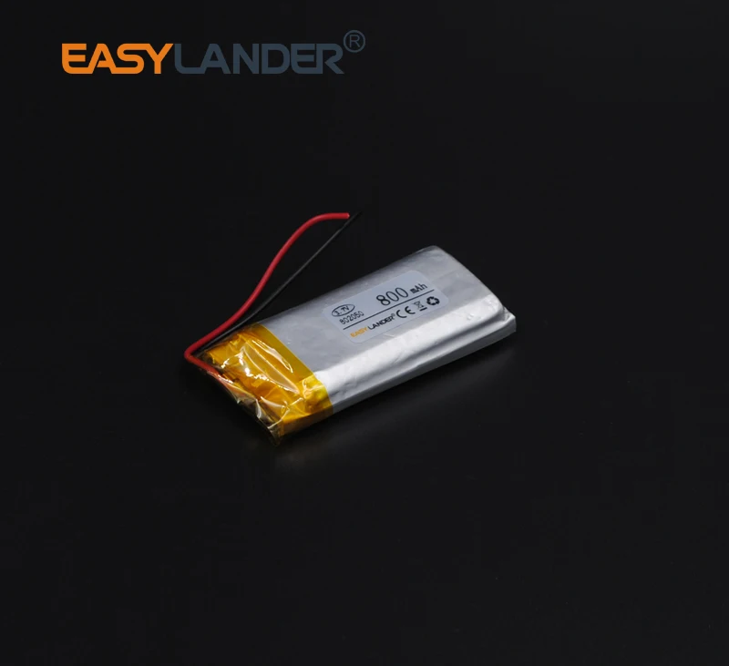 3.7V 800mAh 082050 802050 Rechargeable Lithium Li-ion Polymer Battery