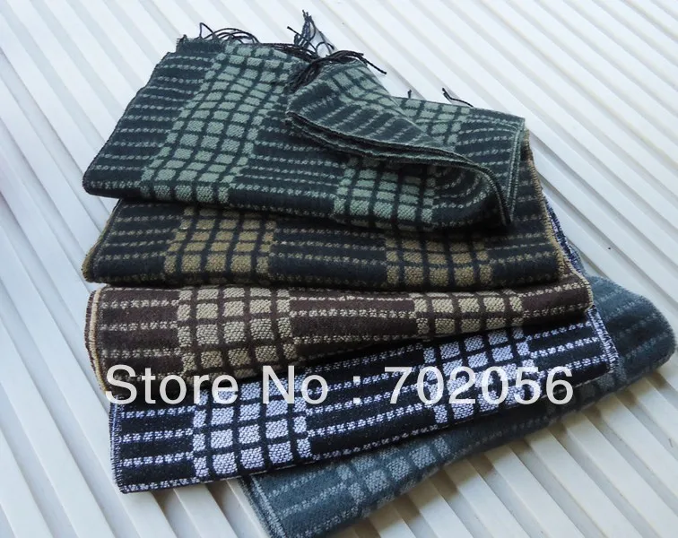 mens plaid scarf  checker SCARF scarves stole 180*32cm mixed color 18pcs/lot #3058