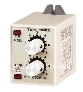 

CTDV-N Twin Time Relay,Timer Relay,Free Shipping