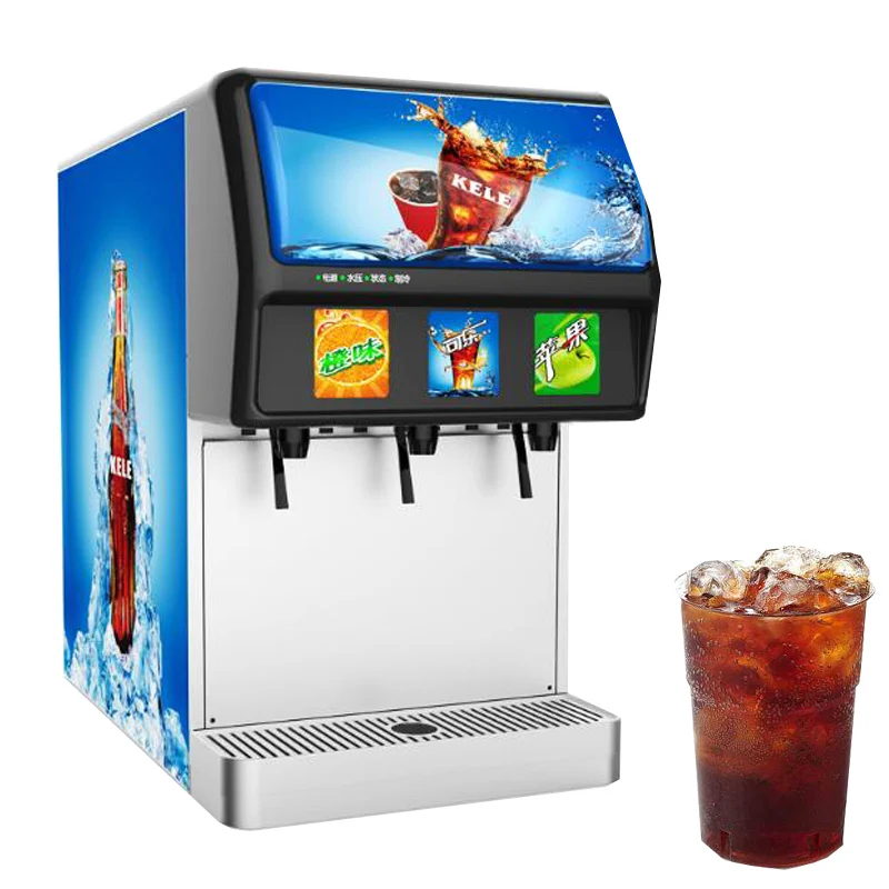 Commercial 3 Dispenser Cola Making Machine Automatic Electric Cola Carbonated Drink Maker Machine