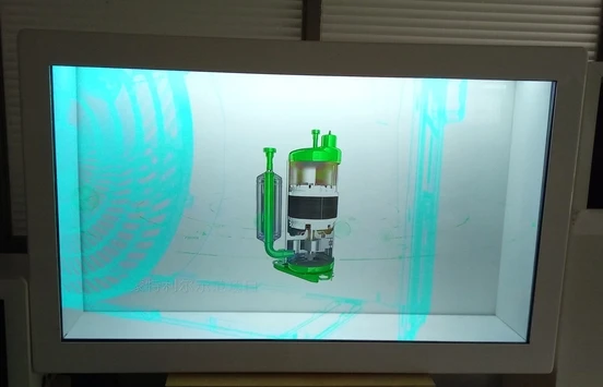 TFT HDMI CCTV Monitor Layar Sentuh Display LCD Display Transparan Video Semua Dalam Satu Komputer PC Transparan
