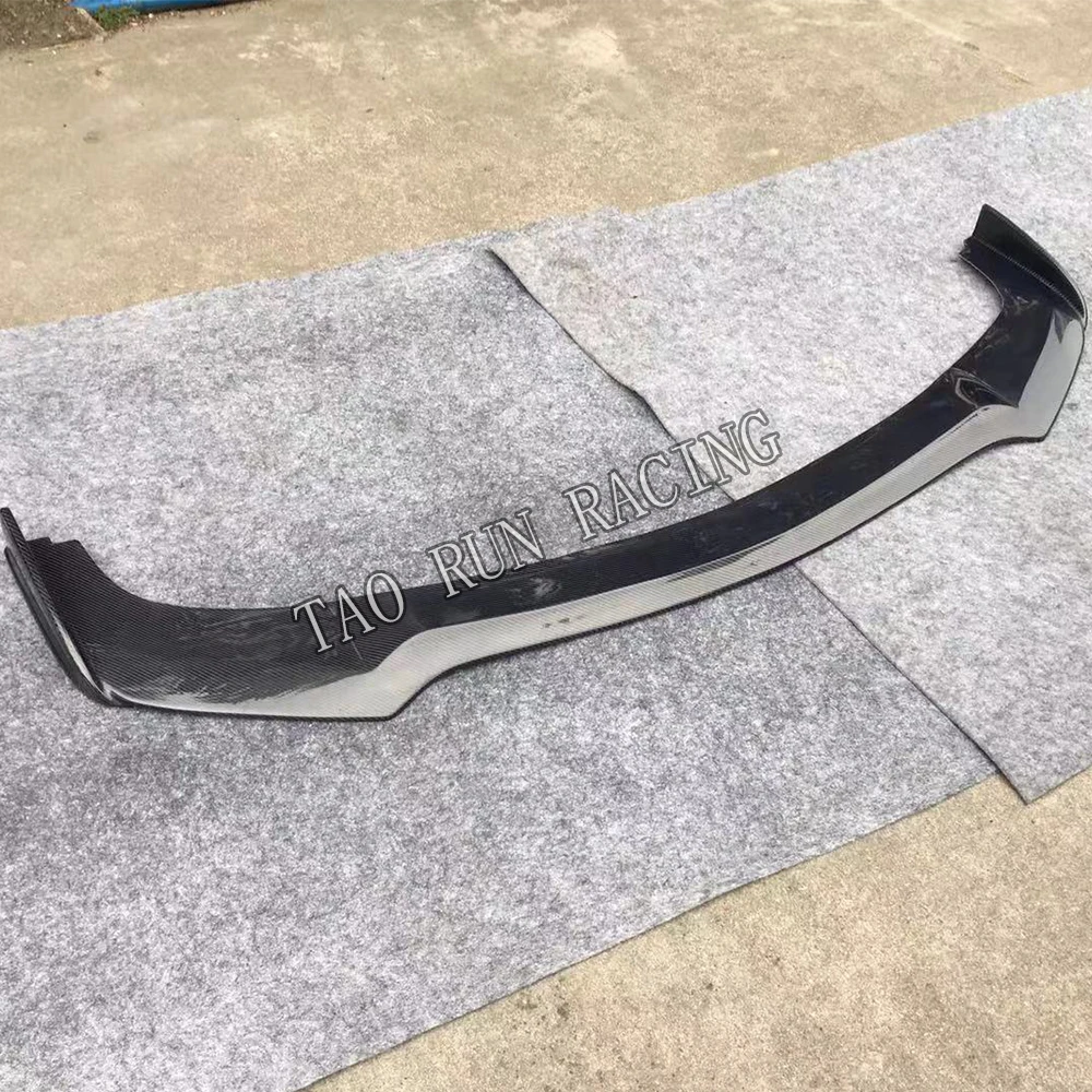 Carbon Fiber Front Bumper Chin Lip  for Infiniti Q50 Q50s With Sport Bumper 14 - 17