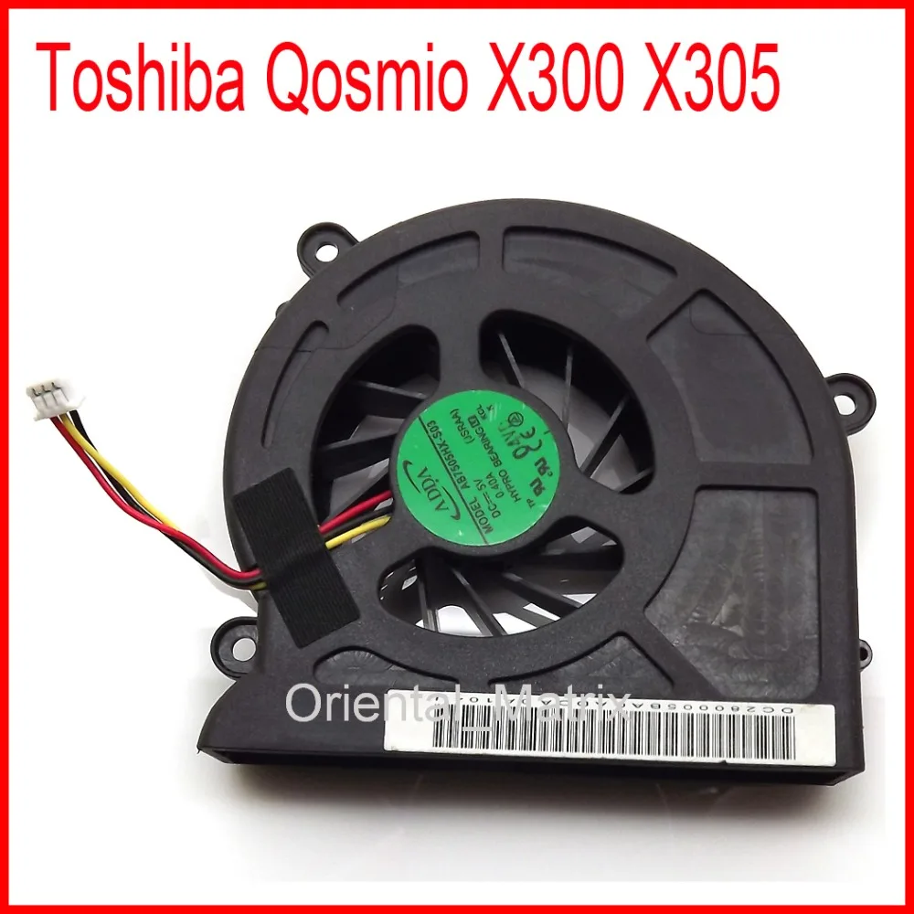 

Free Shipping New AB7505HX-S03 DC5V 0.40A For Toshiba Qosmio X305 X300 CPU Cooler Cooling Fan