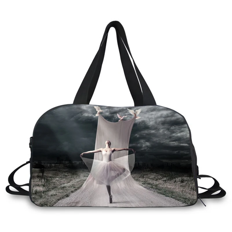 larger capacity sports bag ballet dancer bag travel bag shoes holder bag for ballet  yoga and gym use small luggage