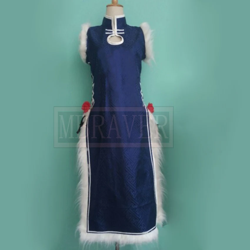 OW Mei Cheongsam Cosplay Costume Custom Made Unifroms Custom Made