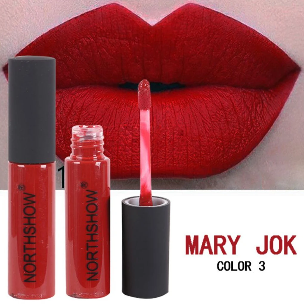 Nuevo 7 colores fragancia de Chocolate con leche taza antiadherente mate brillo de labios lápiz labial líquido tinte