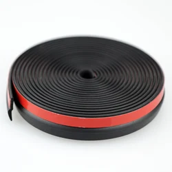 0.5~12 Meters Z type 3M Door Seal Car Door Weatherstrip Z Seal Sound Auto Rubber Edging Trim Noise Insulation