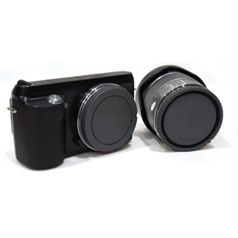 50 paren/partij camera Body cap + Achter Lensdop voor voor NEX NEX-3 E-mount