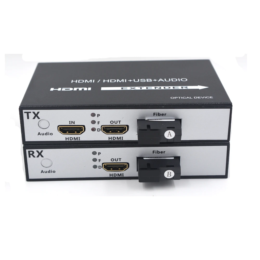 High quality HDMI Extender,HDMI signal over Fiber Optic up to 20Km singlemode ,Transmitter and Recevier