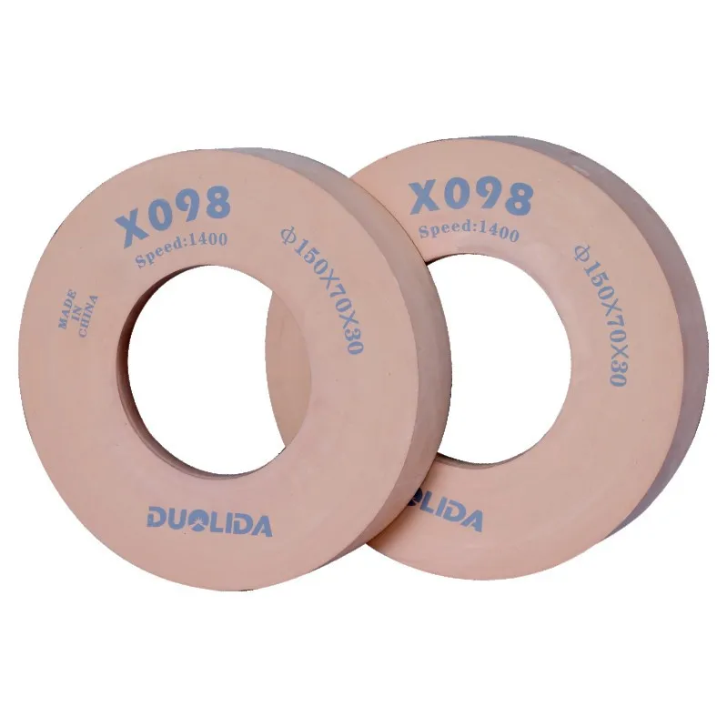 

X098 Ceium polishing wheels,Size 150*30*70 Glass polishing wheels for glass edger,double edger,bevelling machine.