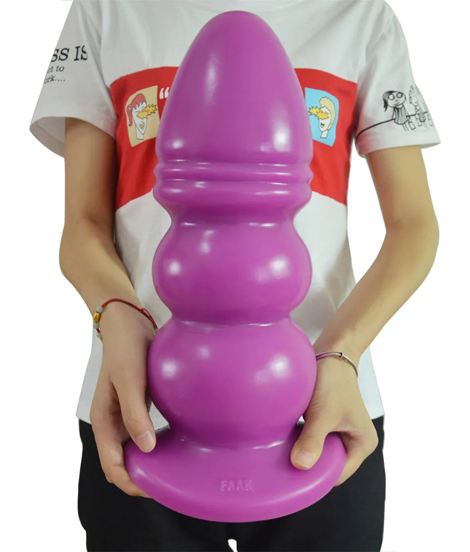 FAAK world\'s biggest anal plug tower shape adult butt expansion sex shop sign exhibition product ass stuffed women men gay toy