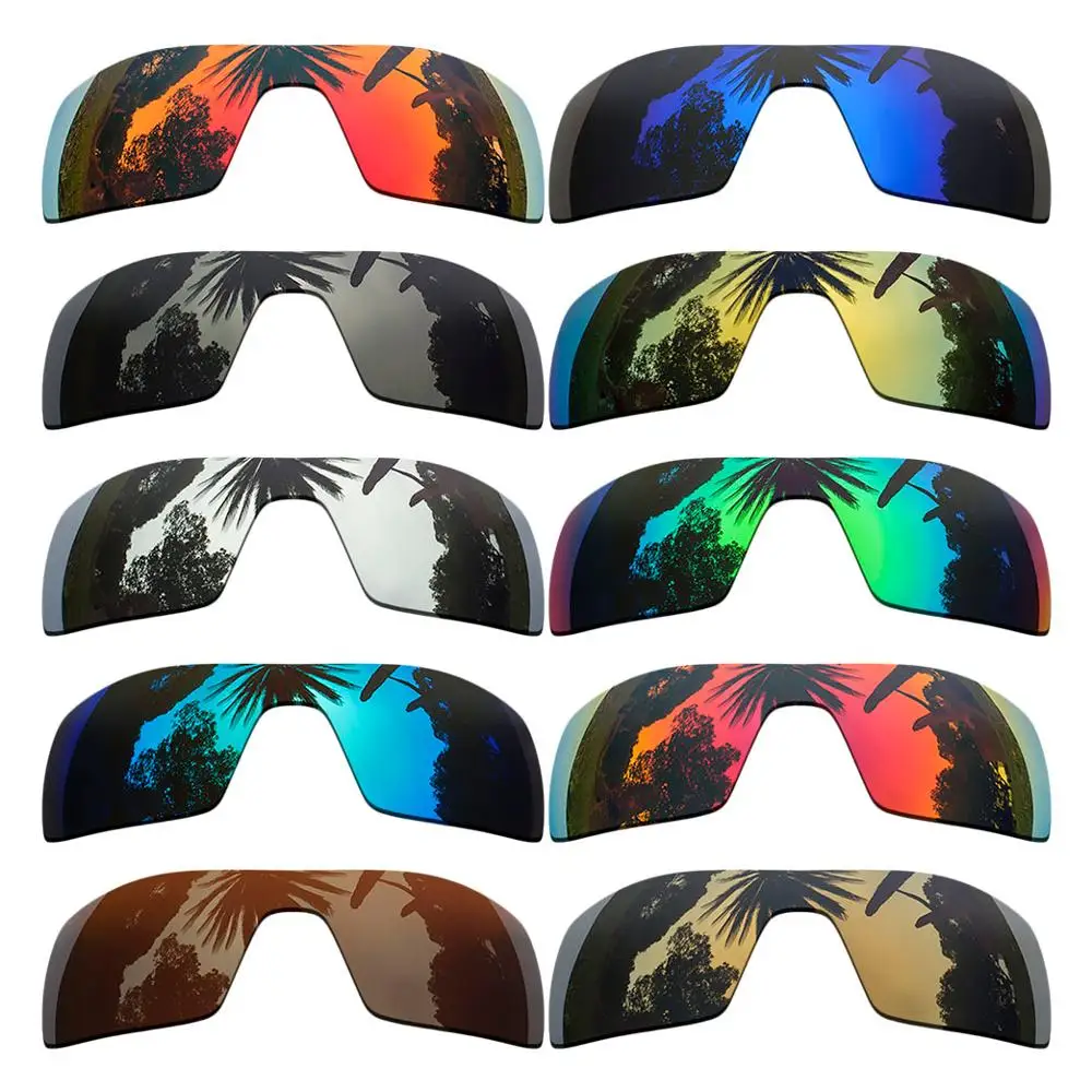 Polarized Mirrored Coating Replacement Lenses for-Oakley Oil Rig Frame Multi-Colors