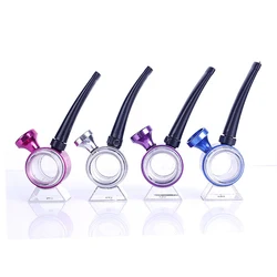 Mini Pipe Hookah Fashion Small Portable Smoking Pipes Metal Tobacco Pipe Shisha Narguile Gift Grinder Smoke