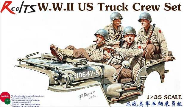 Bronco 1/35 CB35159 WWII US Truck Crew Set Model Kit