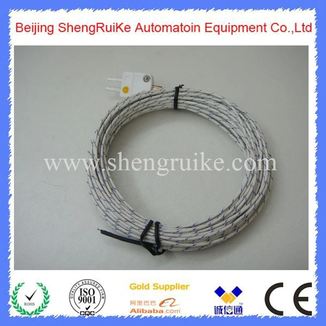 

1000mm Mini Connector Weld point K fiberglass thermocouple