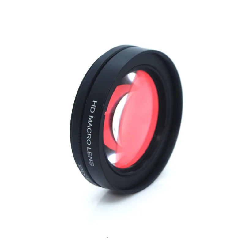 7ใน1ชุด58Mm HD Close-Up Macro Filter เลนส์16X การขยาย + ตัวกรองสีแดงสำหรับ Xiaomi yi 2 4K 4K + LITE Action อุปกรณ์เสริมกล้อง
