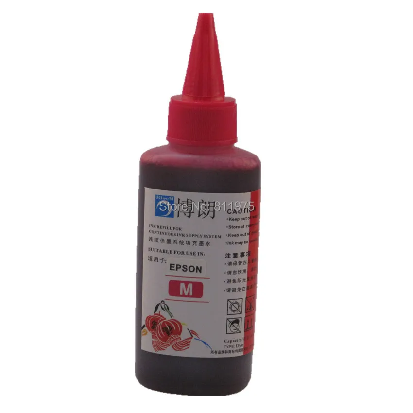 Universal 4 Color Dye Ink For EPSON Printers Premium 100ML 4 Color Ink BK C M Y for EPSON all printer ciss ink