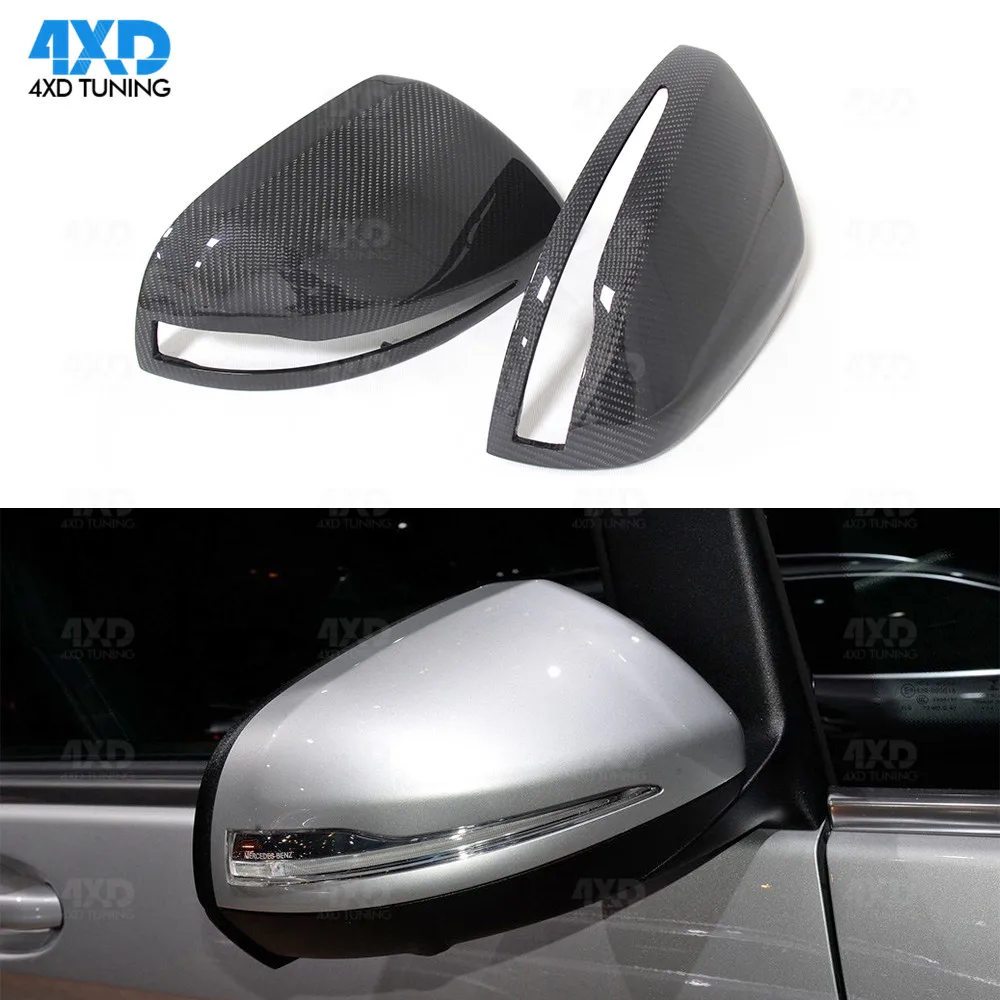 Carbon RearView Mirror Cover without&with LED light styling For Mercedes V Class W447 mirror cover 2014 2015 2016 2017 2018 2019