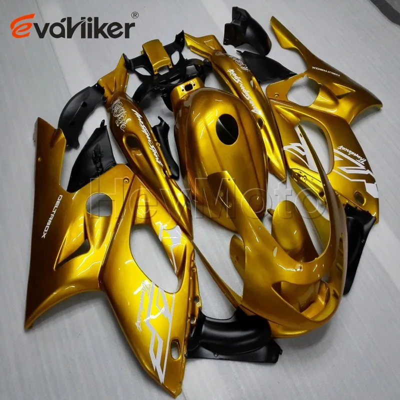 ABS fairings for YZF600R 1997 1998 1999 2000 2001 2002 2003 2004 2005 2006 2007 gold motorcycle panels H3