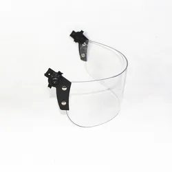 Lente transparente do pára-brisa para o capacete tático, capacete do trilho do guia, CS especial, anti BB, cara da proteção, novo