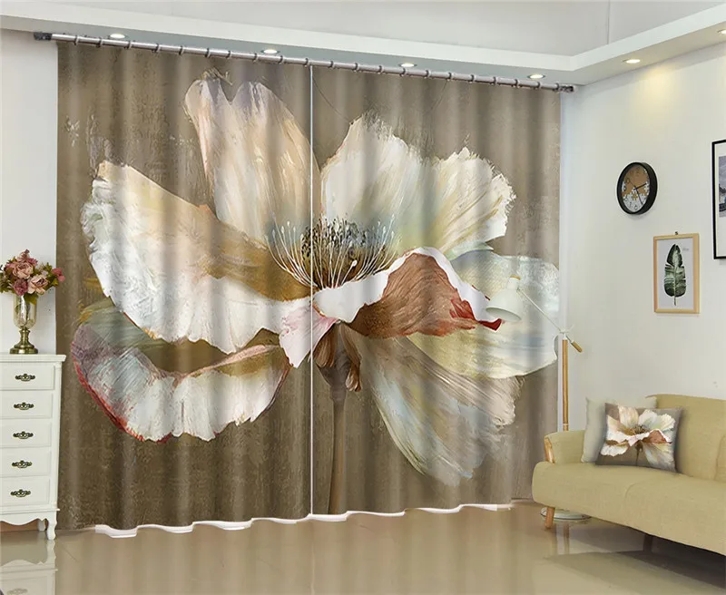 3D Window Curtains Blackout For Living curtain room Bedroom japanese door curtain Drapes Customized Size for Lovers and Families