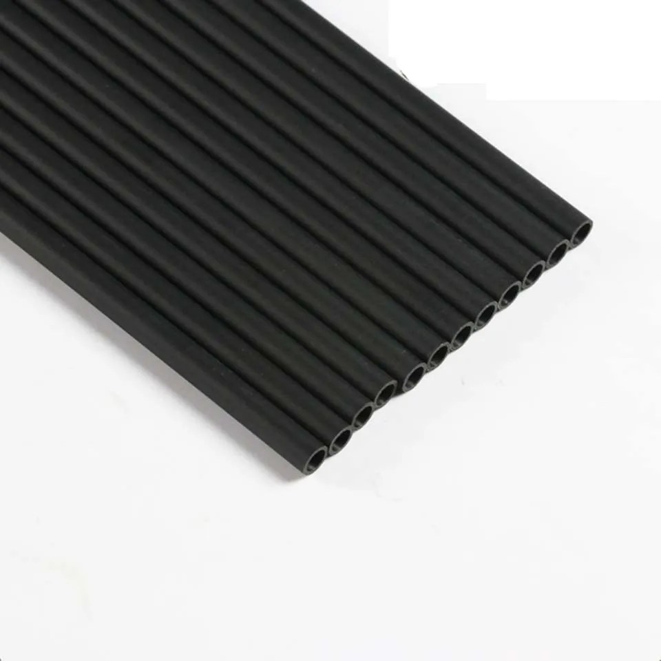 32 Arbre de Flèche en Carbone ID 6.2mm Spine 300 350 400 500 600 700 800 Tube de Flèche pour Arc Recourbé à Arc Poulies (Spine 300, 6pcs