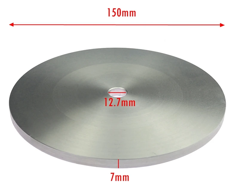 6" / 8" Aluminium Master Lap Polierplattenhalter für Schleifpad / Schleifscheibe – Detail 1