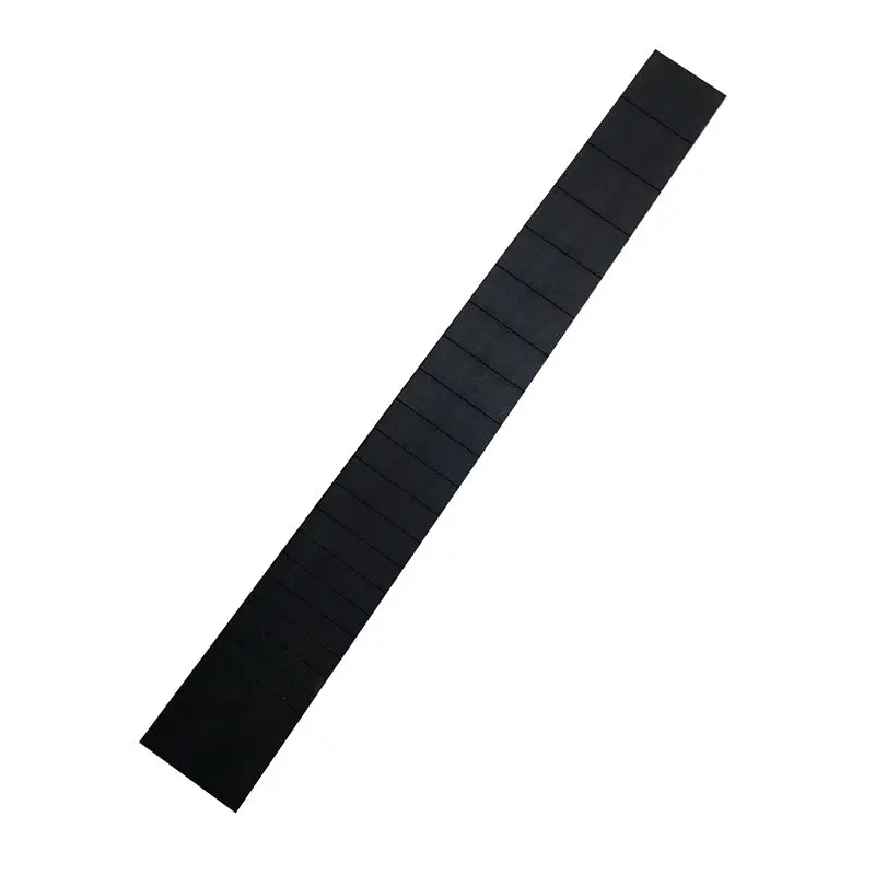 3A All Black Ebony Wood Fretboard For Classical Guitar 20 Frets Standard 650mm Chord Length Semi-finished Fingerboard Material