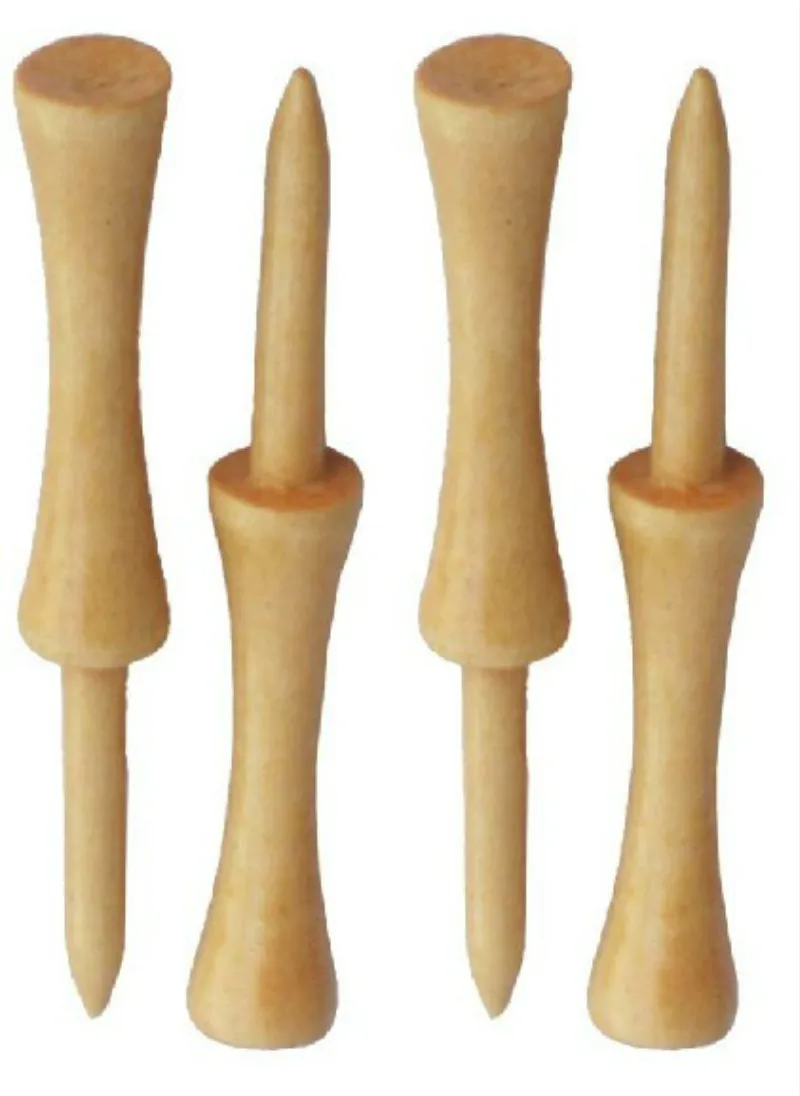 Step Down Golf Tees Houten 50 stks Een Pack