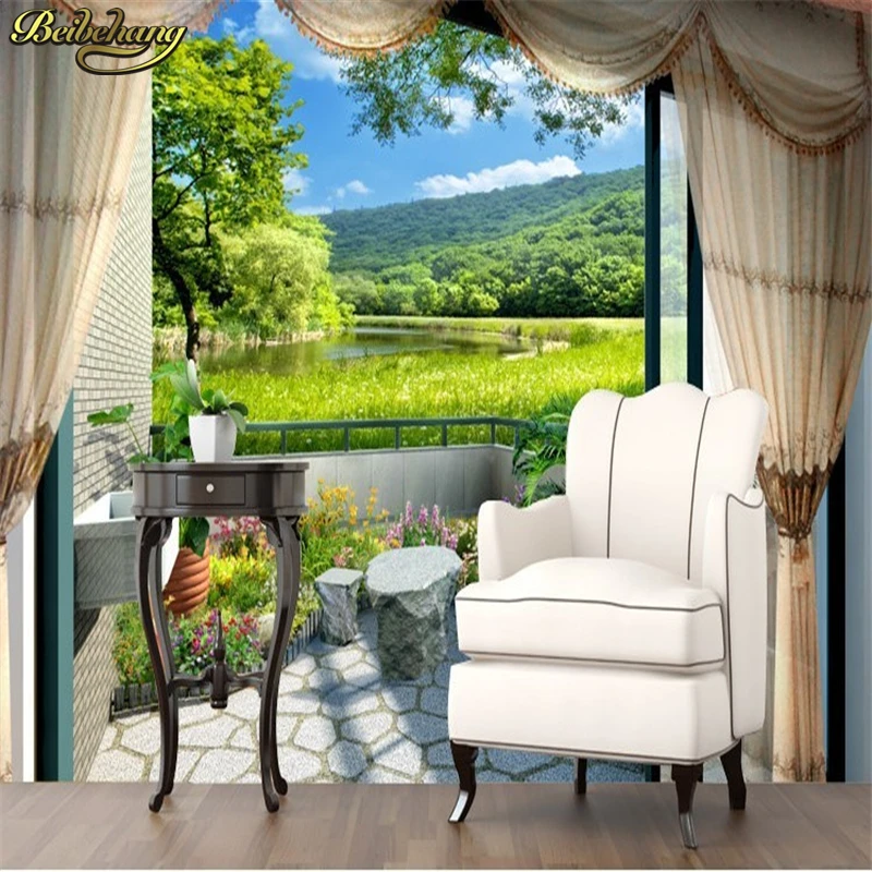 

beibehang 3d mural wallpaper Visual expand green grass stylish minimalist style bedroom living room photo wall papers home decor